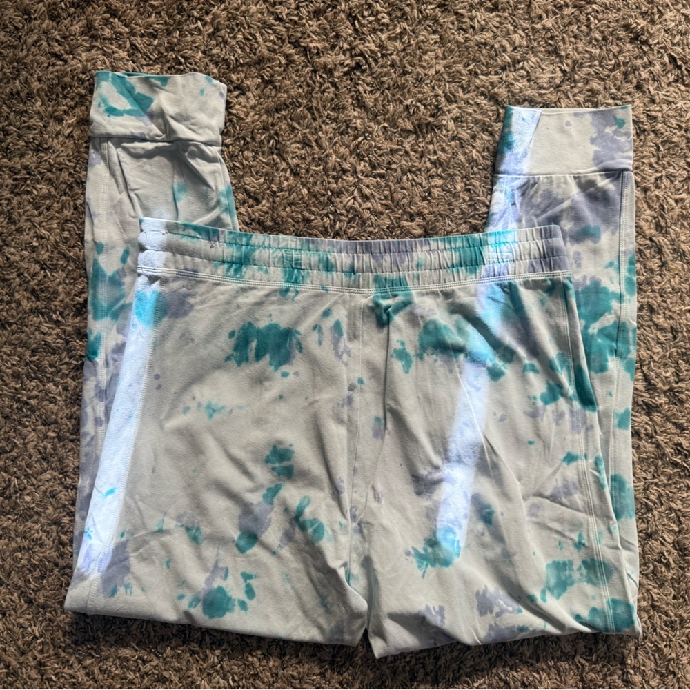 Victoria's Secret PINK Teal and Gray Lounge Pants